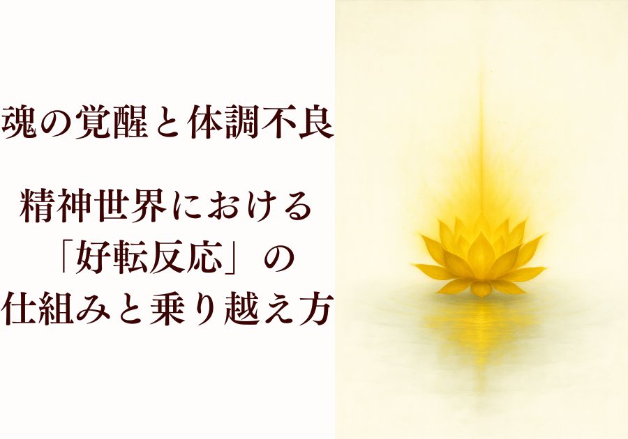 魂の覚醒と体調不良｜精神世界における「好転反応」の仕組みと乗り越え方